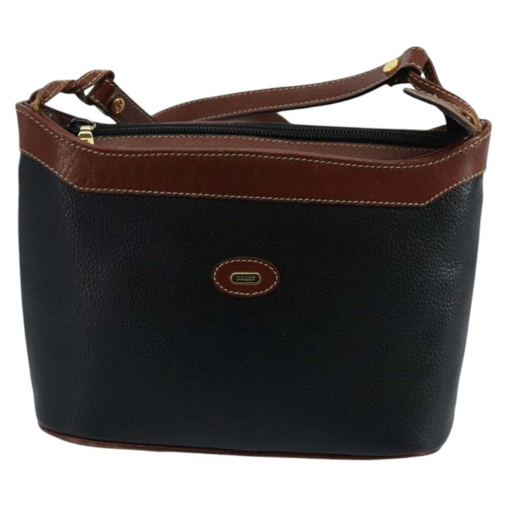 Bally Leather Shoulder Bag Black